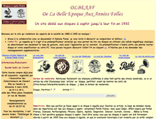 Tablet Screenshot of delabelleepoqueauxanneesfolles.com